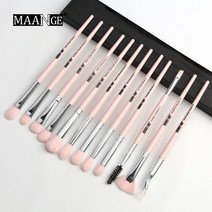 make up brush 붓 메이크업 MAANGE-메이크업 브러쉬 세트 내추럴 헤어 파운데이션 파우더 아이섀도우 메이, 한개옵션1, 22 12PCS-C