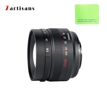 7artisans MF 50mm F0.95 APS-C 렌즈 소니/후지/캐논/니콘/M43용, M43용