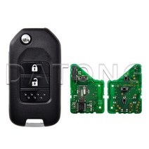 자동차키 혼다 어코드 Civic City CRV 재즈 XR-V 베젤 FRV ID47 칩 433Mhz 용 Datong World 자동차 원격 제, [01] 2 버튼, [01] For A Blade