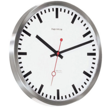 헤믈레 벽시계 독일 스테인리스 스틸 클락 인테리어 시계 30471