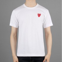 꼼데가르송 [꼼데가르송]더블하트와펜 반팔티 AZ T288 051 2 /매니아온