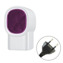 가정용 전기 온풍기 소형 히팅 서큘레이터 캠핑용 회사 사무실 테이블 위 책상 밑 화장실 미니 원룸 데트크홈 히터 휴대용 공기 히터 2 s 빠른 난방 따뜻한 팬 데스크탑 123, W-EU