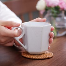 엔티크 스타일 로얄베일 - 6각 머그컵 350ml, 샌드베이지