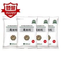 대한농산 22년 국산 흑보리 20kg(5kgx4) / 보리 햇보리 보리밥 흑찰보리 박스포장