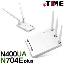 EFM ipTIME N704E plus 유무선공유기, N704Eplus+N400UA