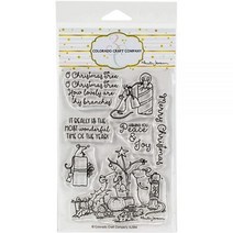 Colorado Craft Company 투명 스탬프 10.2 x 15.2cm(4 x 6인치) - 멋진 시간 - Anita Jeram 제작