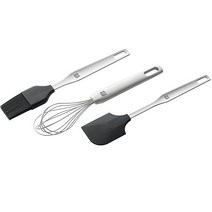 Zwilling 베이킹 세트 트윈 3개 - 스테인레스 스틸 페이스트리 브러쉬 반죽 스크레이퍼 실리콘으로 털기 주방 용품 베이킹 액세서리 액세서리
