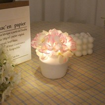 [via k studio] 핑크 릴리 LED 무드등