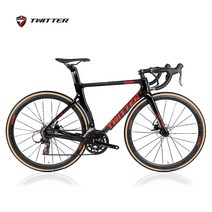 트위터자전거 THUNDDER RS24단-DISC 풀카본 카본구동계, 블랙, 48, 100%완조립배송