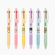 카카오프렌즈 볼펜0.7 3색볼펜 멀티펜 다색펜 프로도 무지 튜브 라이언 어피치 네오