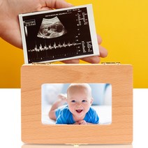 만능아기보관함 유치케이스 배냇저고리액자 원목 아기방