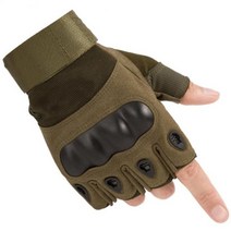 군장갑 군인 전술장갑 반 전술 군사 페인트 볼 슈팅 airsoft 전투 작업 driving 사냥 for men women tactical gear 낚시 자전거 등산 캠핑 장갑, 아미그린 장갑, l