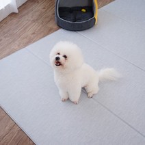 휴팡 단면 4T 폴딩형 강아지매트[미끄럼방지 슬개골보호 애견매트] 특대형 140x250cm, 직물패턴