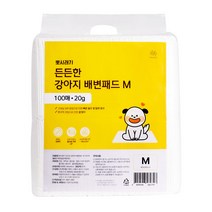 뽀시래기 든든한 강아지 배변패드 M 100매, 1개