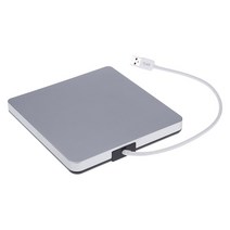 CDDVD플레이어외부 광학 드라이브 USB 2.0 CD-RW CD/DVD 플레이어 Windows/macos 용 레코더, 01 Grey
