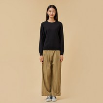 [JAJU/자주] 여 라이트 링클 팬츠_브라운