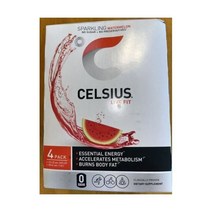 CELSIUS 에센셜 에너지 드링크 Fl Oz 스파클링 워터멜론(4개 팩