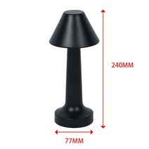 식탁등 집들이선물 스탠드 터치 버섯 사무실버섯 테이블 램프 레트로 바 led 테이블 옆, 블랙