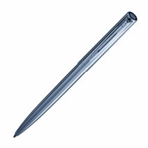 Waterman Graduate Ballpoint Pen Brushed Chrome Br& New Blue Medium Ink 136530