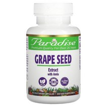 Paradise Herbs 항산화 관리 암라 함유 포도씨 추출 GrapeSeed Amla Extract 90정 1팩