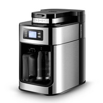 자동 커피 머신 Home1.2L 전기 머신 미국 파우더 및 차 메이커 콩 그라인더 냄비 포함, 04 AU