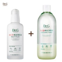 (486537) [ ] Dr.G 닥터지 레드 블레미쉬 수딩 토너 400ml+레드 멀티 플루이드 100ml, 1개