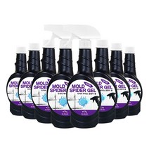 블랙스파이더 곰팡이젤(400ml x 8통) 곰팡이제거 화장실청소 젤타입, 8통, 400ml
