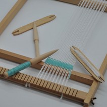 베짜기 베틀 직조 위빙 틀 직조기 손뜨개 위빙 옷감 뜨게 키트 너도밤나무 wood weaving shuttle loom 뜨개질 도구 스웨터 스카프 태피스트리 코일 스틱 diy