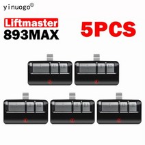Lift master893max 차고 문 오프너 371LM 971LM 81LM 891LM 893LM Craftsman Chamberlain lift master 용 3 버튼 리모컨, 5PCS