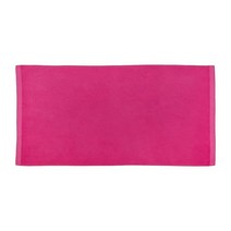 헤비 웨이트 점보 사이즈 도비 밑단 벨루어 비치 타월 아쿠아 USA 미국, Pink