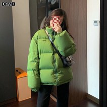 한국판 루즈핏 겨울 도톰한 패딩 남여커플 코디 아우터 트렌드