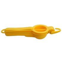 착즙기 녹즙 원액 Acrylic Lemon Squeezer Hand Held Juicer Double Bowl Lime Manual Orange Citrus Press, 03 1pc yellow