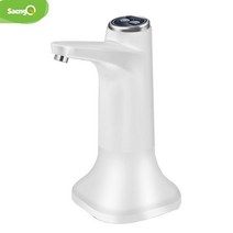 가정용 휴대용 워터 usb 충전 물병 알칼리 워터 디스펜서 자동 전기 물 갤런 마시는 병 스위치 스마트 펌프 수처리 기기, 화이트 베이스