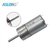 저속 모터 소형 감속기 초소형 마이크로 기어 긴 출력 샤프트 브래킷 모양 장착 기어드, 브래킷 포함 77RPM, 직류 6볼트