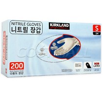 코스트코 커클랜드 니트릴장갑 200매 소 중 대, 니트릴장갑 S-소형, 소(S)