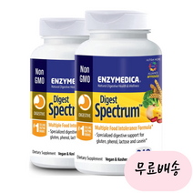 [엔자이메디카]-M2-ENZYMEDICA 다이제스트 스펙트럼 소화 효소 다이제스티브 240개입[[2통]], 2개, 240정, 240정