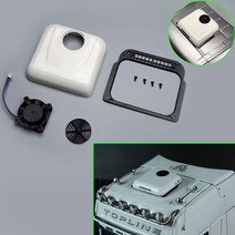 1/14 타미야 RC 트럭 트레일러 티퍼 스카니아 만 벤츠 악트로스 볼보 자동차 지붕 주차 에어컨 모델 DIY 부품, 27660