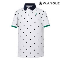 *본사직영* [와이드앵글] 남성 도트 패턴 반팔 티셔츠 WMU17231W3