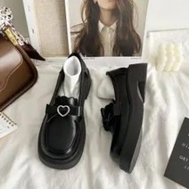 YAPOGI 꼬마구두 여 추동 잉글리쉬 라운드 러블리 팝 프렌치 빈티지 메리제인 슈즈