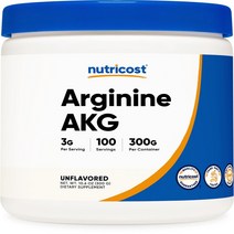 뉴트리코스트 아르기닌 AKG 파우더 분말 300g 100회분