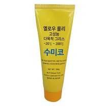 PGM1*^몰수퍼루브-최대200도까지 다목적 튜브구리스 옐로우몰리 100g (1EA) 다윤활유 다구 다기능 산업용구 윤활제 다윤활제 다기능구 구리스^*1췤pgm, a^^*옵션없슴
