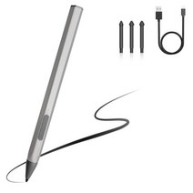 터치펜 스마트폰 테블릿용 스타일러스 펜 Surface Pro 6 5 4 3 Go Studio Book 2 1 노트북 고감도 터치 펜, 02 CHINA, 02 Silver