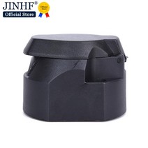 조인트 소켓 링 12v towbar 견인 7 핀 라운드 유럽 표준 트레일러 검정색 덥은, 없음