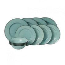 북유럽 로얄덜튼 Royal Doulton 유니온 스트릿 세트 12피스 블루