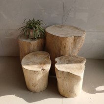 통나무 스툴 의자 그루터기 나무 더미 북유럽 단단한 둥근 간단한 신발 교환 부두 홈 커피 테이블 머리맡의 향기로운 셔츠, [19] 50 높은 45-49 구경