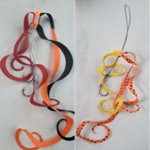 마스터24 유동식 타이라바 스커트 넥타이 실리콘 훅세트 시헌터 오너 8합사줄/오너BKK바늘, 유동식1-9