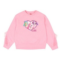 에스핏 에스핏(키즈~주니어) 러블리 블링샤 캐치티니핑 전사 맨투맨 티셔츠