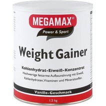 메가맥스 웨이트 게인 바닐라 1 5kg 0 5% 하드 및 저체중자에게 이상적인 비타민 탄수화물 단백질 매스 단계 대량 축적 체중 증가를 위한 빌드업 식품