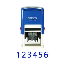 도장마트 숫자 도장 스탬프 수동 자동 넘버링 명판 고무인, C-409(6단넘버링)