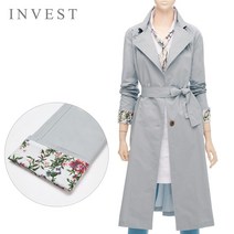 더컨셉 남자 봄 가을 오버핏 A라인 트렌치코트